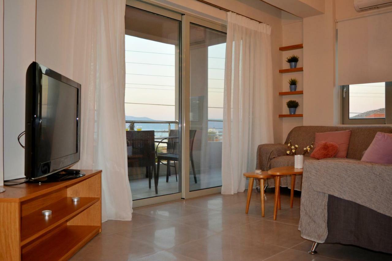 Balos Residence Private Pool Seafront Seaview Киссамос Экстерьер фото