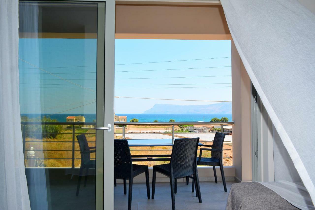 Balos Residence Private Pool Seafront Seaview Киссамос Экстерьер фото