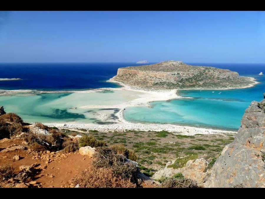Balos Residence Private Pool Seafront Seaview Киссамос Экстерьер фото